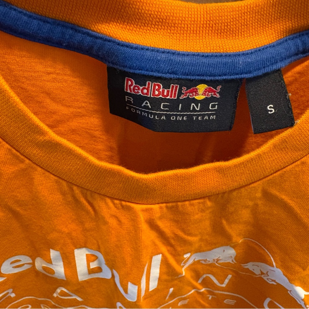 Red Bull Racing Orange T-Shirt - Picture 2 of 4